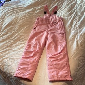 Ski & Snow Bib Overall, light pink, size M (10/12)